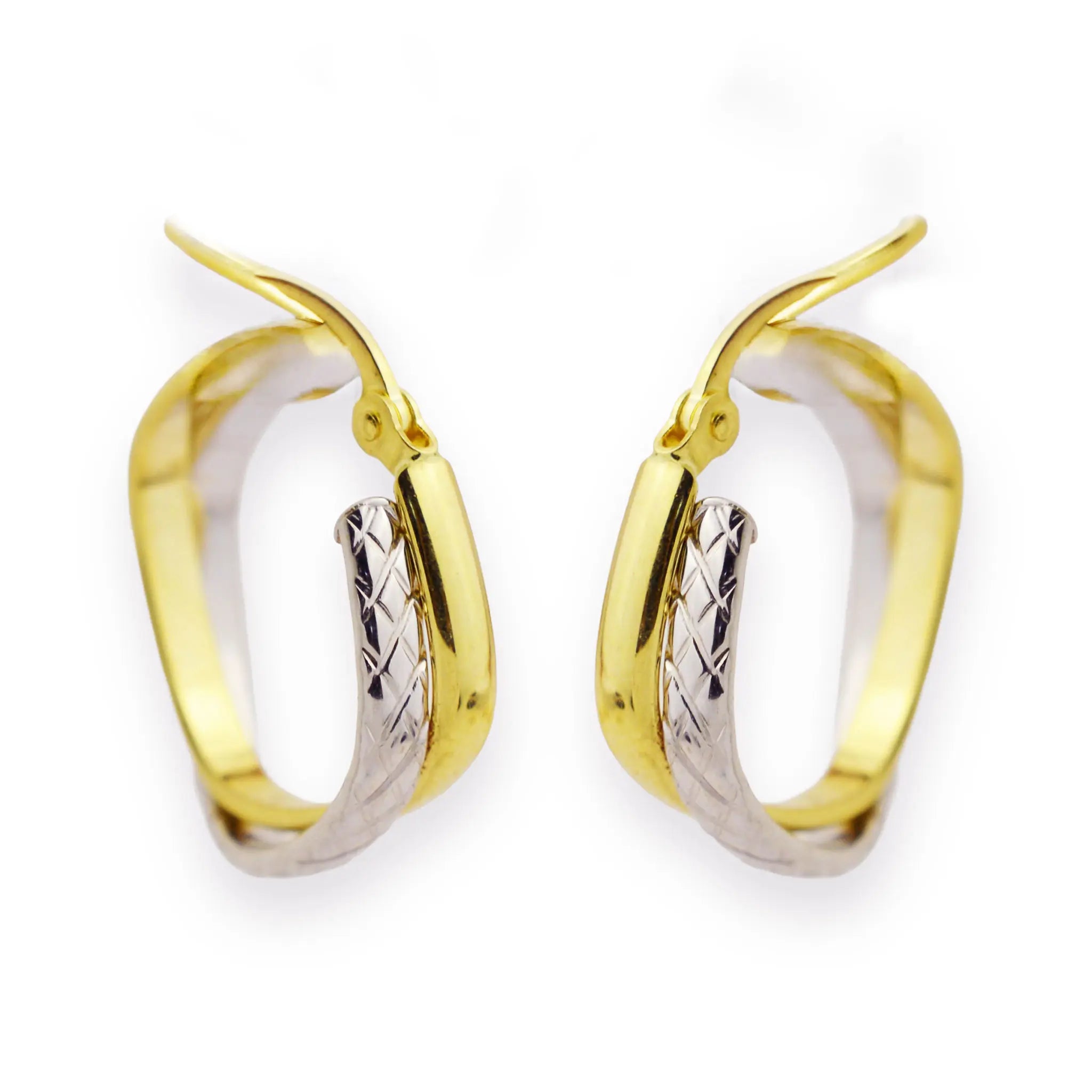 Gold earrings