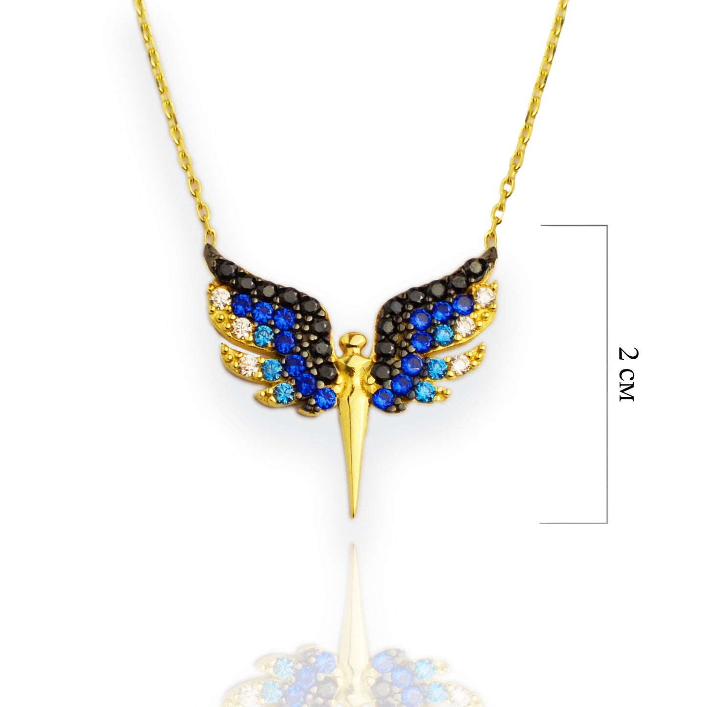 Gold necklace - Phoenix