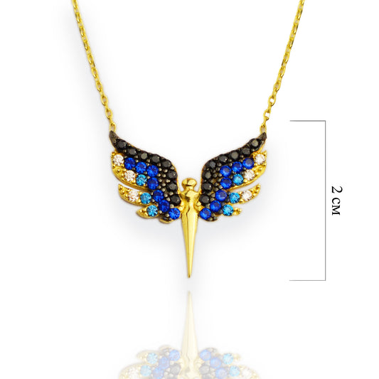 Златно колие - Феникс(2см)