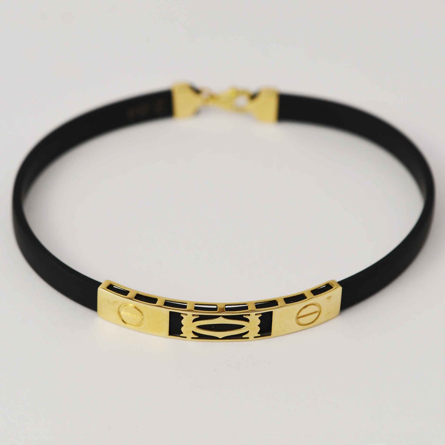 Cartier LOVE - силиконова златна гривна - Yaniko Gold