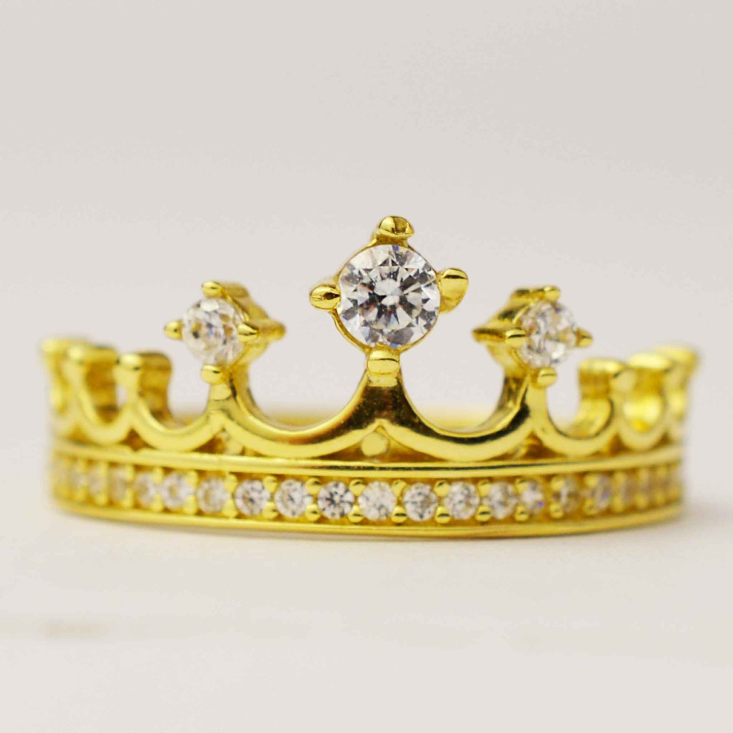 Български златен пръстен - Корона Yaniko Gold