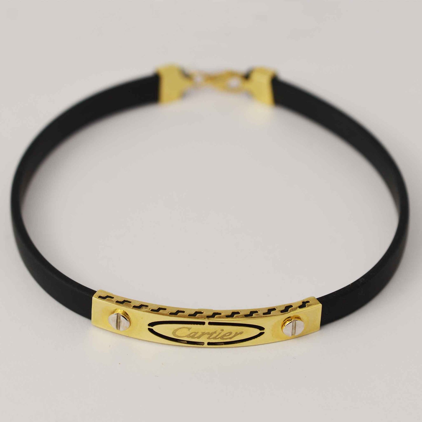 Силиконова златна гривна - "Cartier" - Yaniko Gold