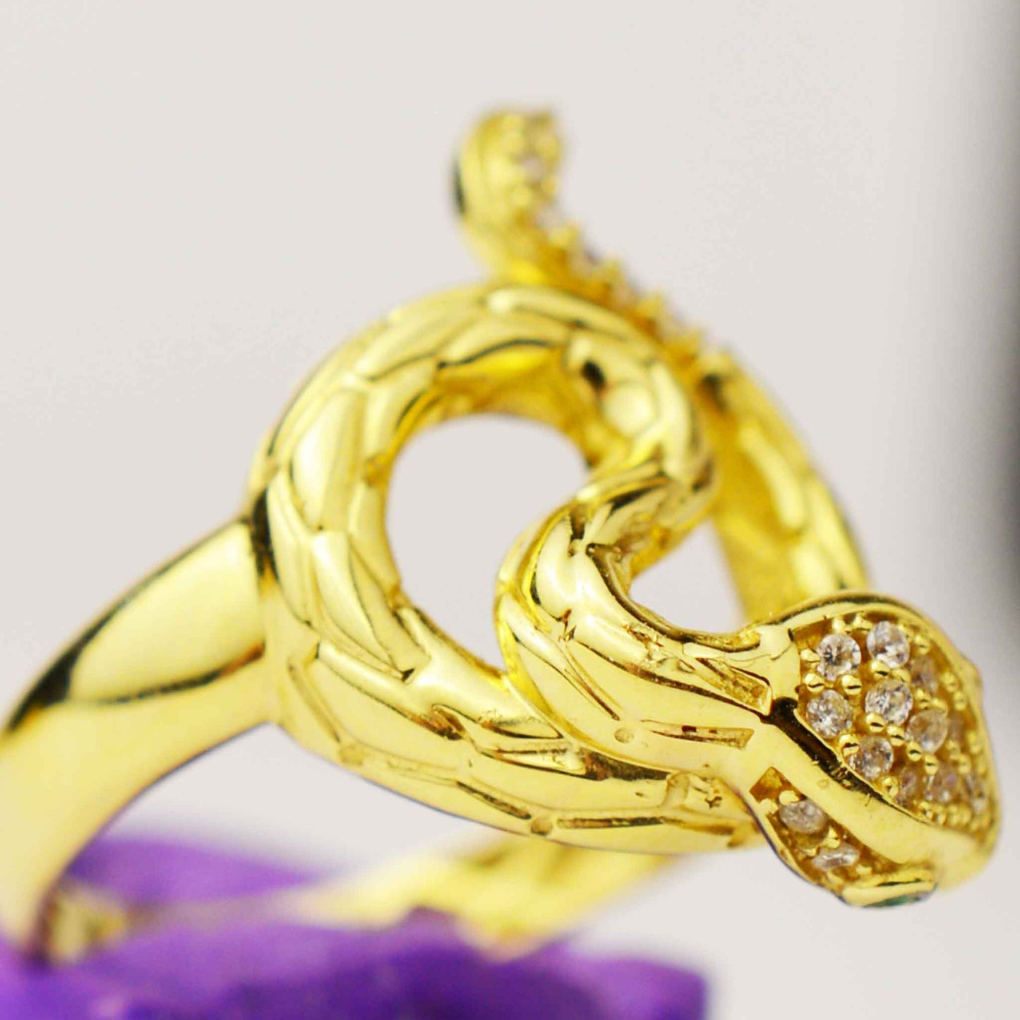 Gold ring - "Snake"