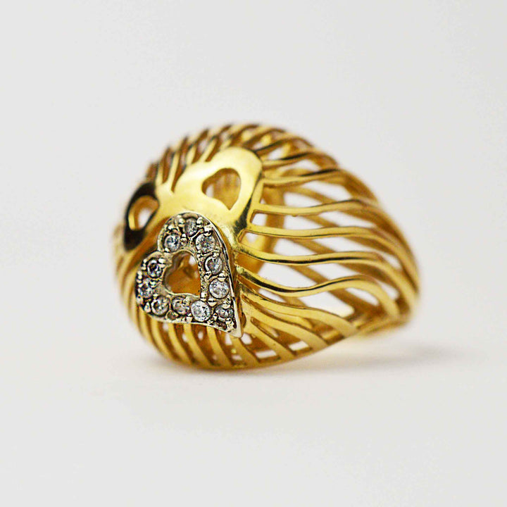 Български златен пръстен 14К жълто злато