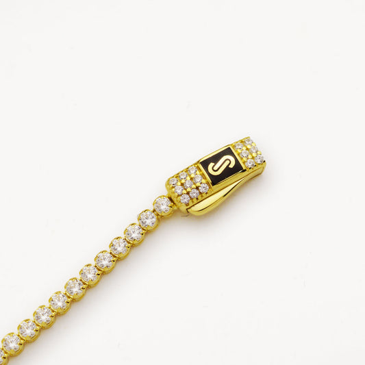 Златна тенис гривна - Monaco - Yaniko Gold