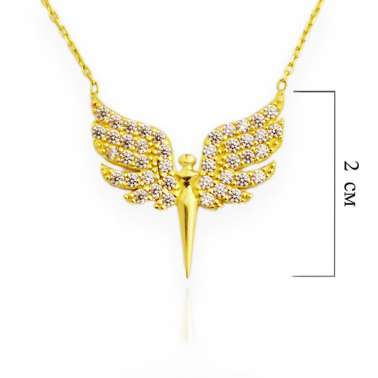 Златно колие - Феникс (2см) Yaniko Gold