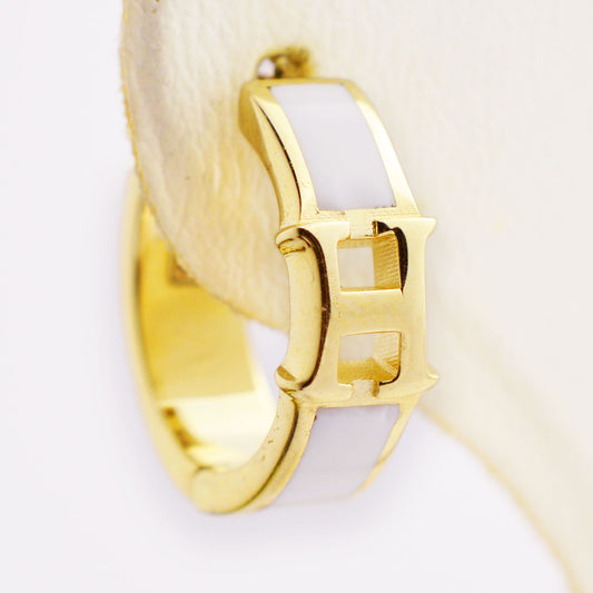 Златни обици - Hermes (1.5см)