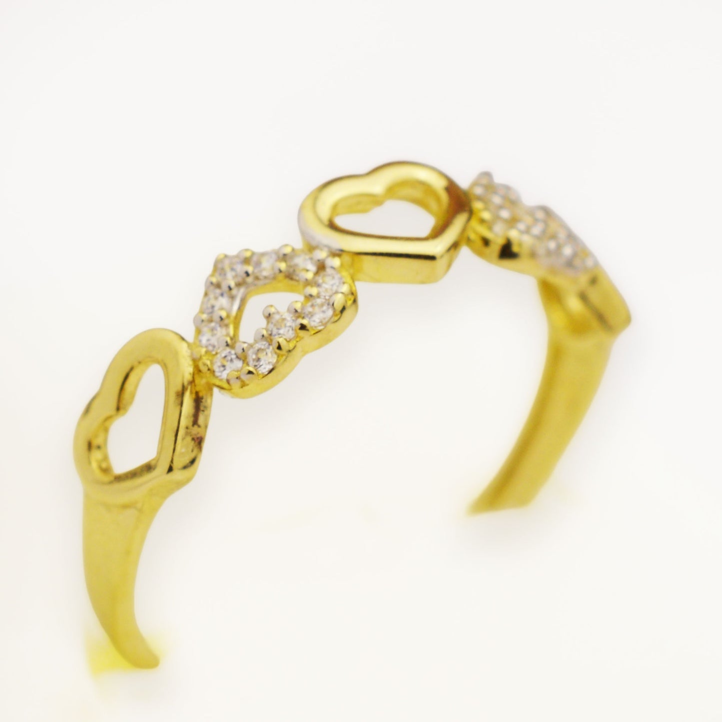 Български златен пръстен - Сърце - Yaniko Gold