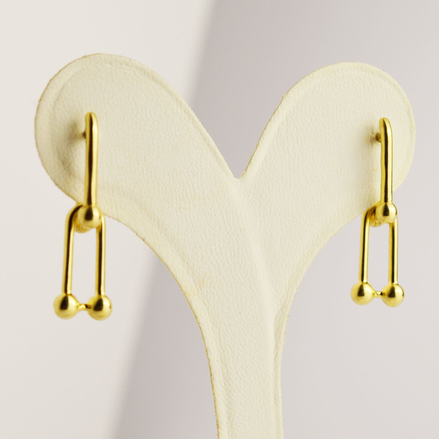 Gold women's earrings - Tiffany dangling