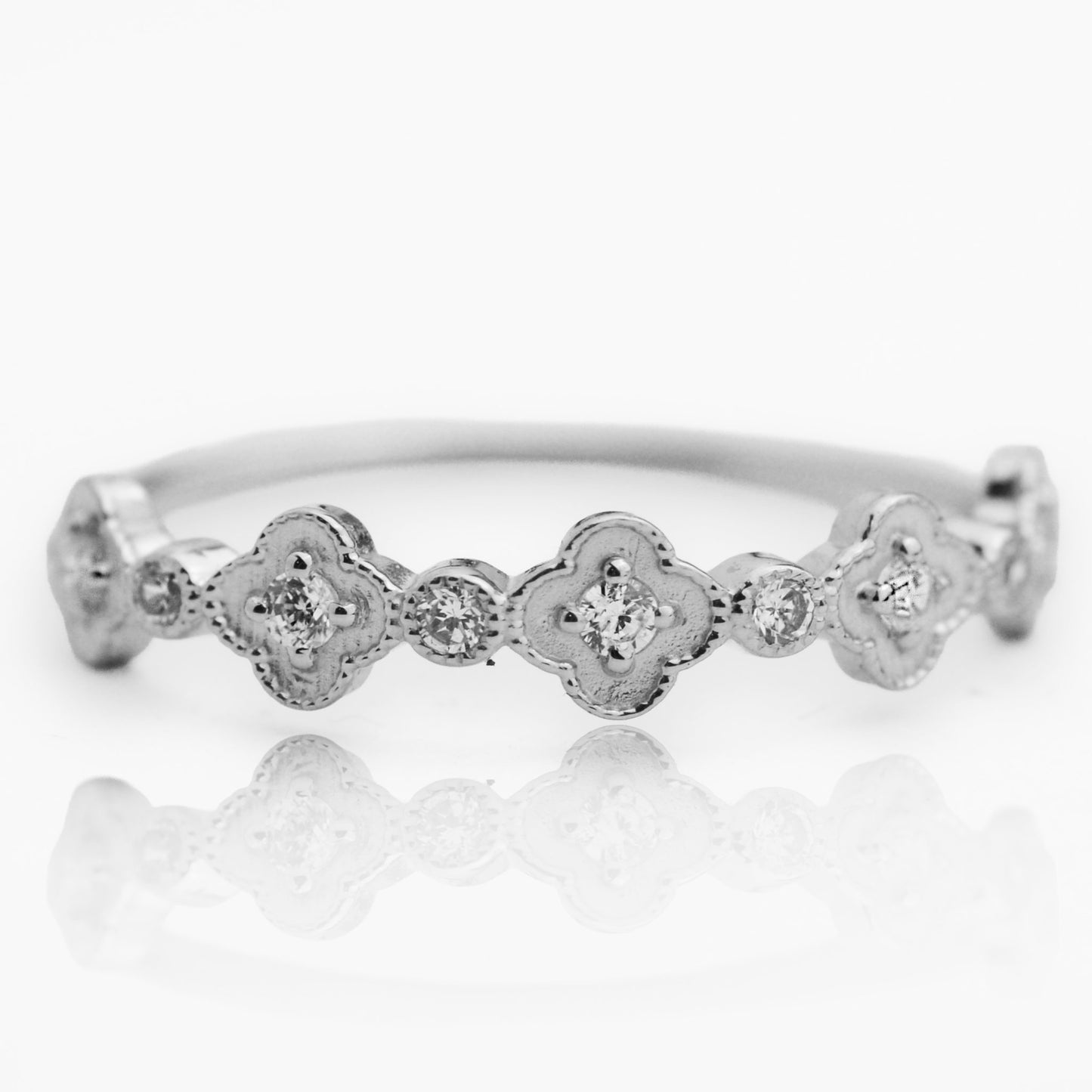 Български златен пръстен от бяло злато - Yaniko Gold