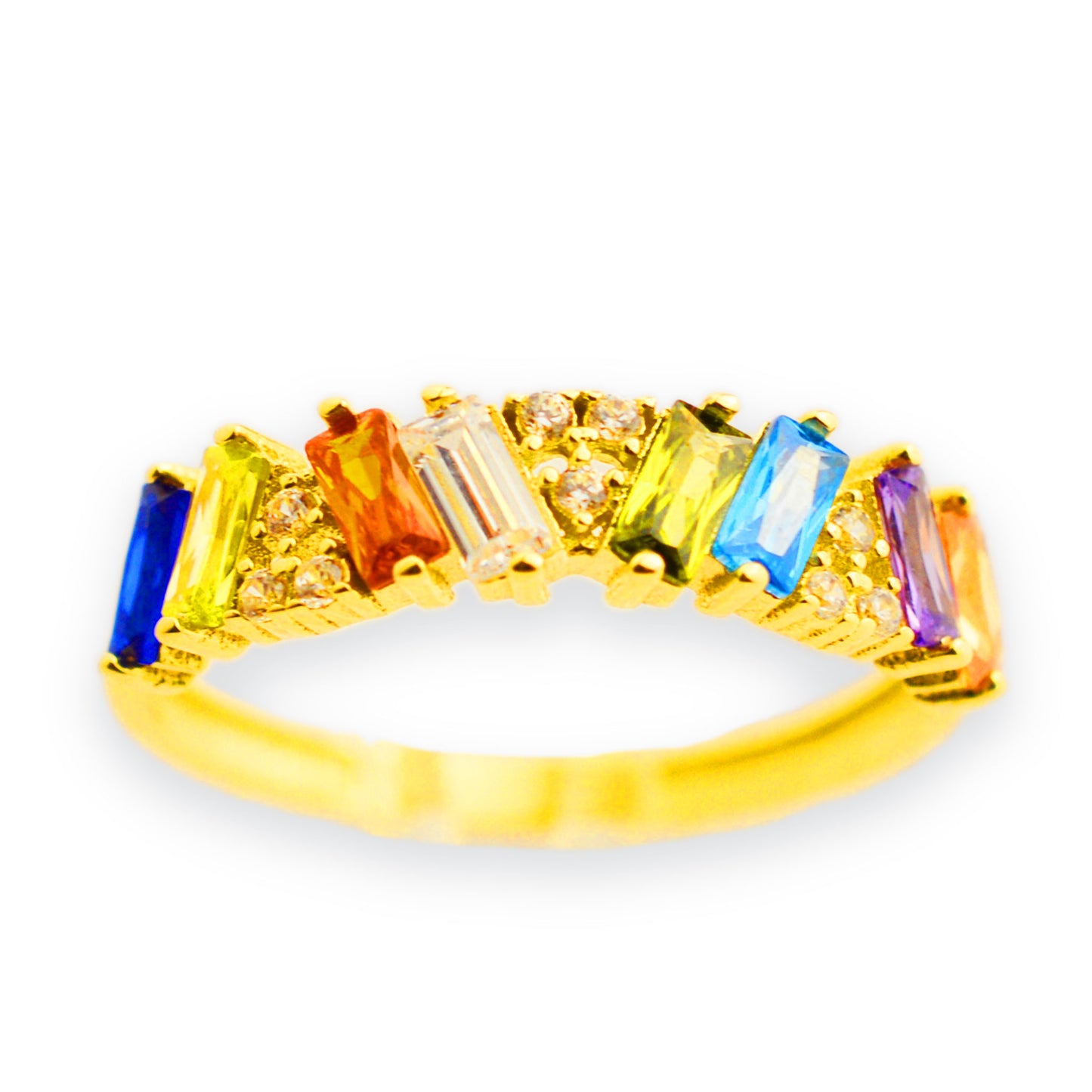 Gold ring - 'Rainbow'