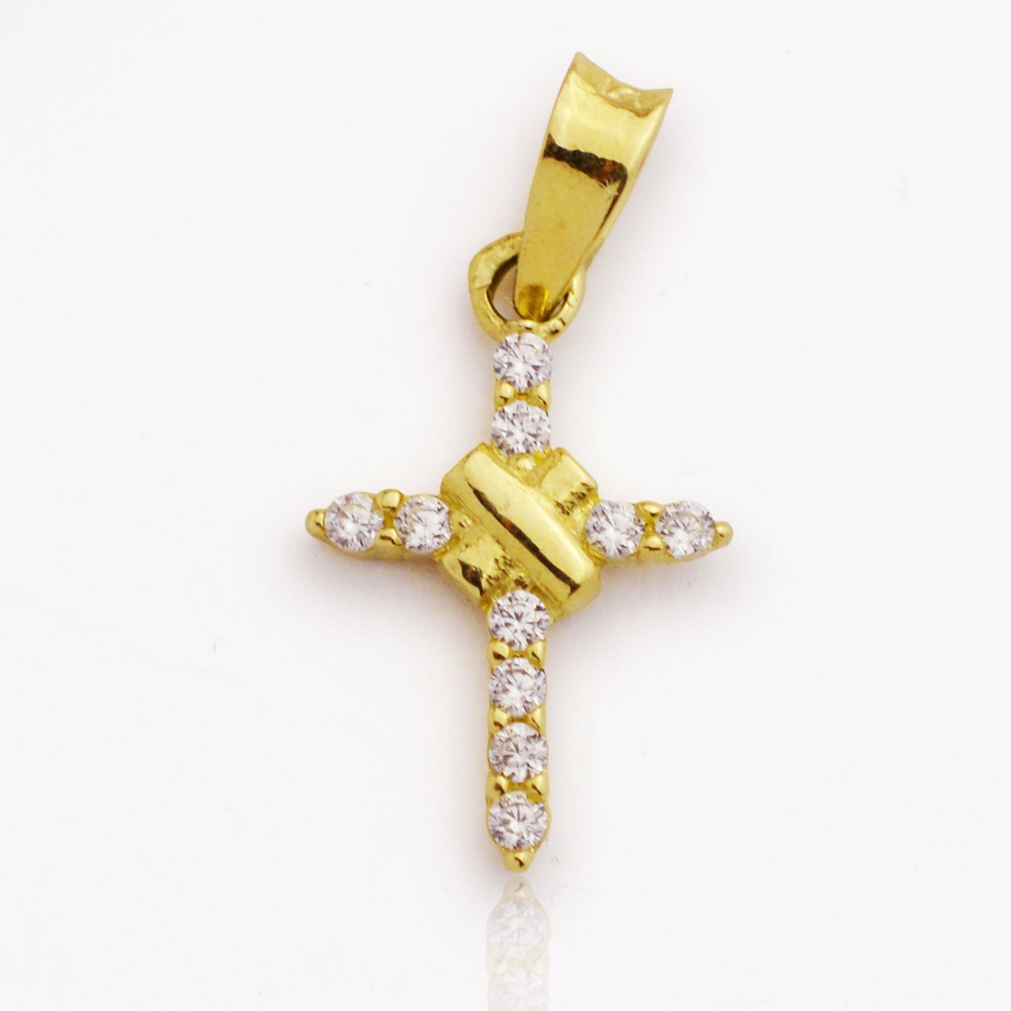 Златна висулка - Кръст (1.3см) Yaniko Gold