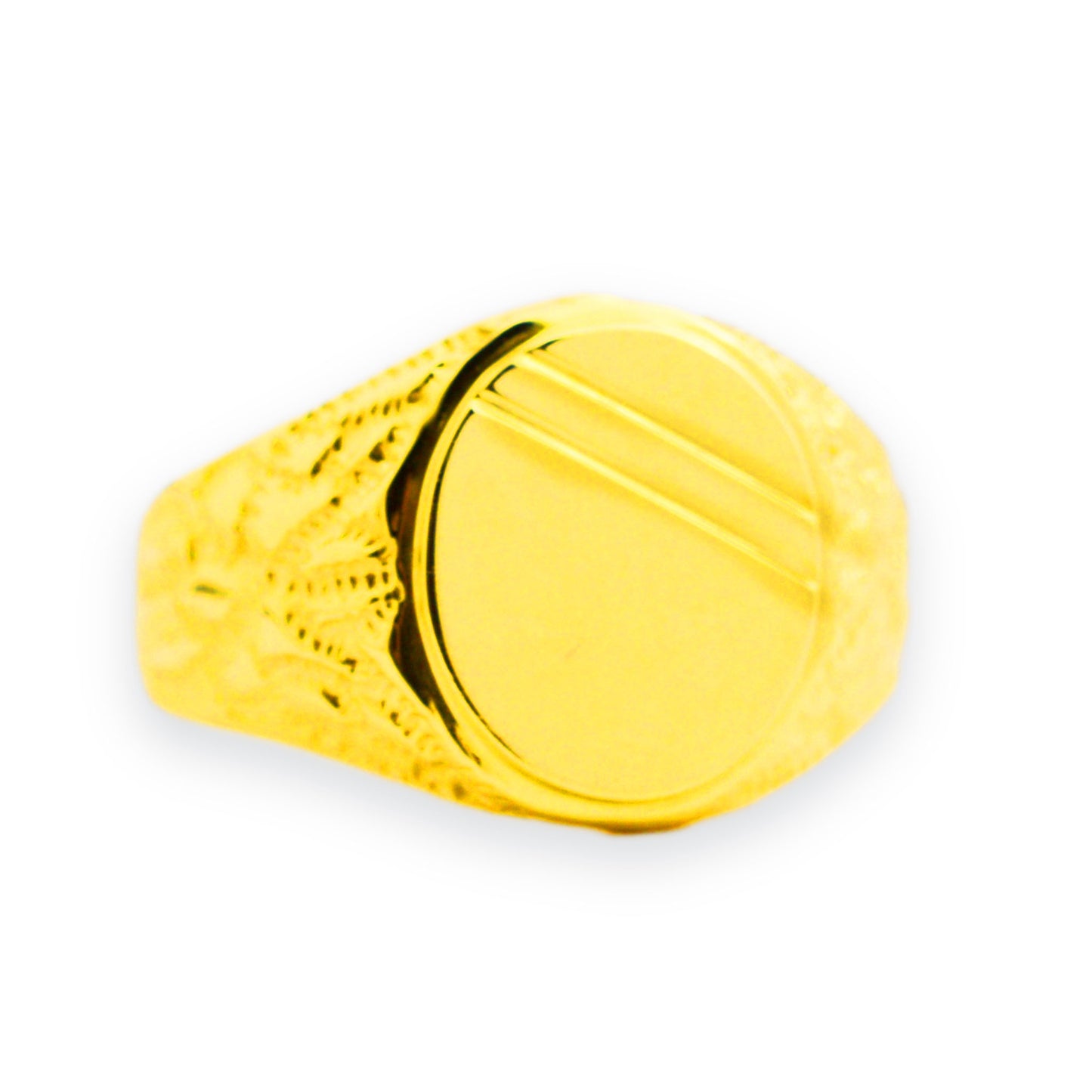 Gold men's ring