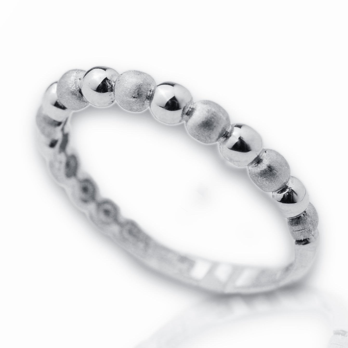 White gold ring