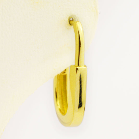 Златни обици - Tiffany (2см)