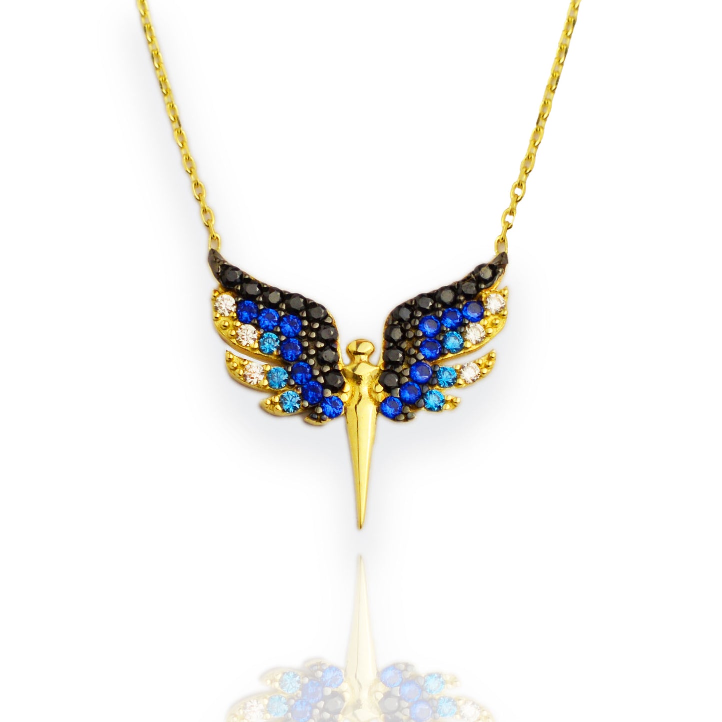 Gold necklace - Phoenix