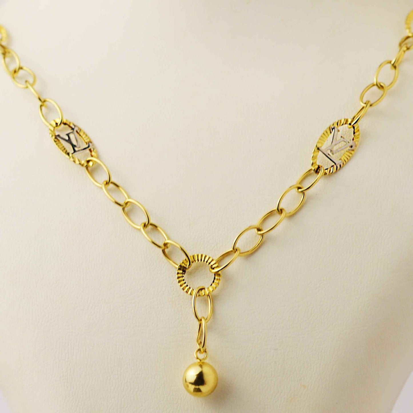 LV gold chain
