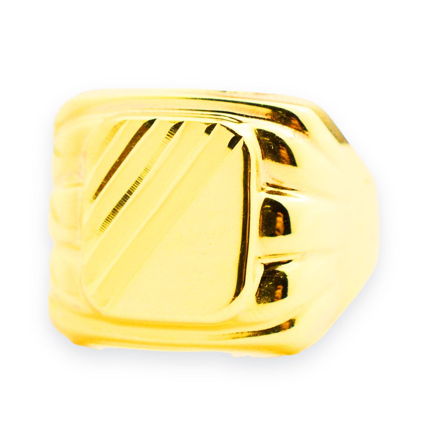 Gold men's ring