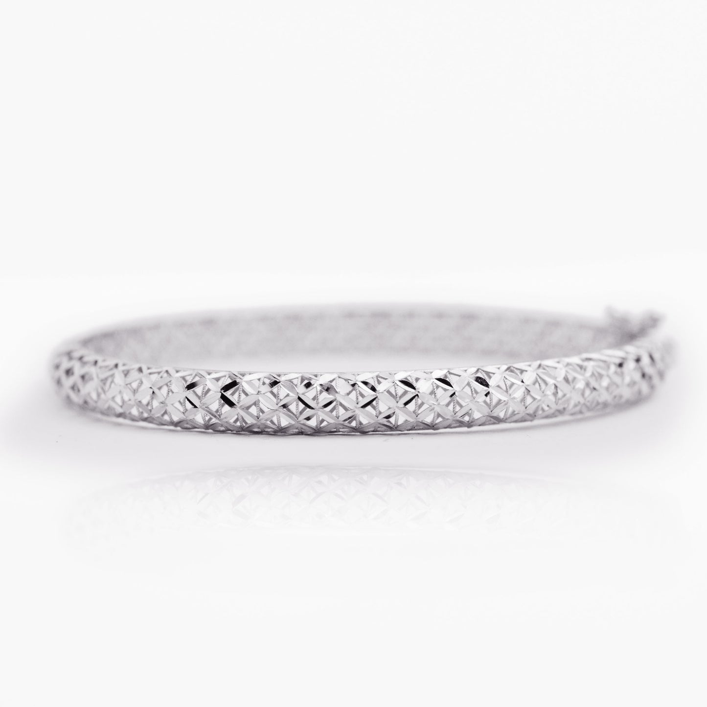 Solid white gold bracelet