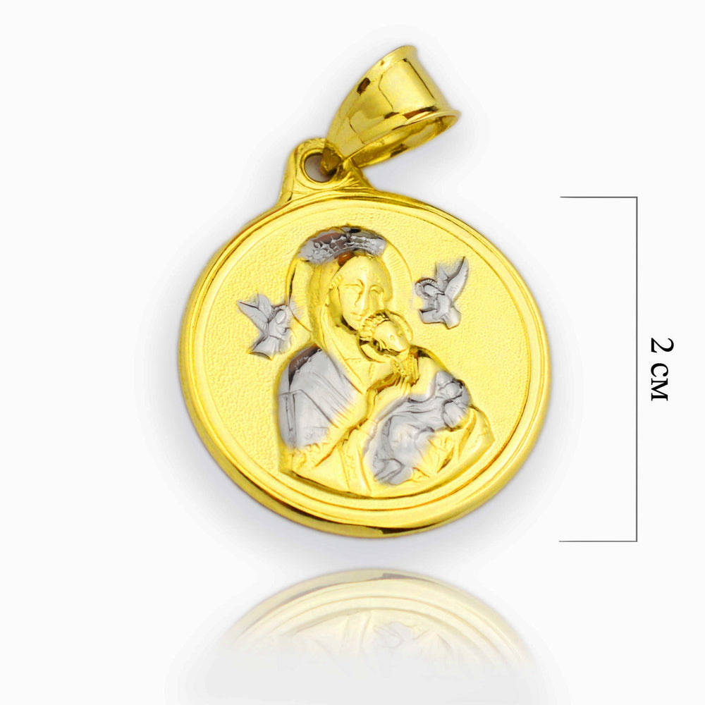 Златна висулка - Богородица Yaniko Gold