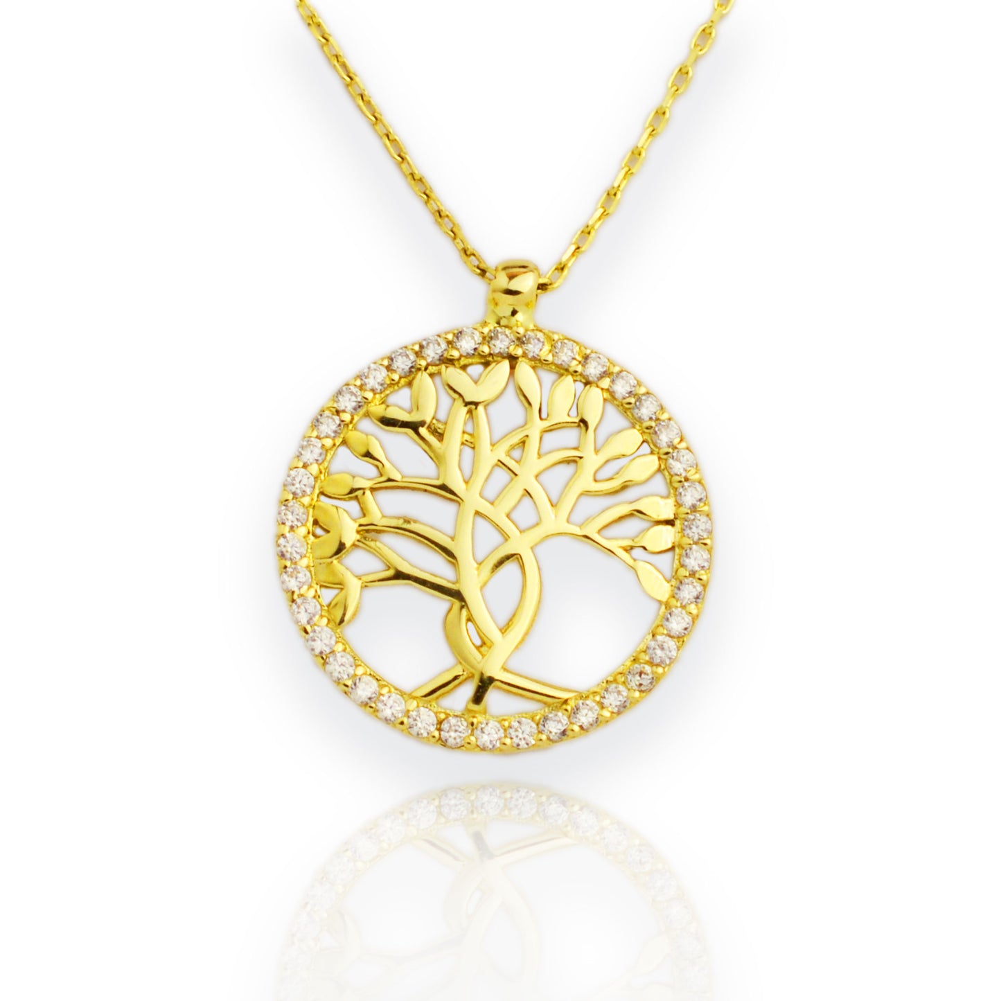 Gold Necklace - Tree of Life