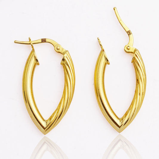 Златни обици - халки (2.8см)