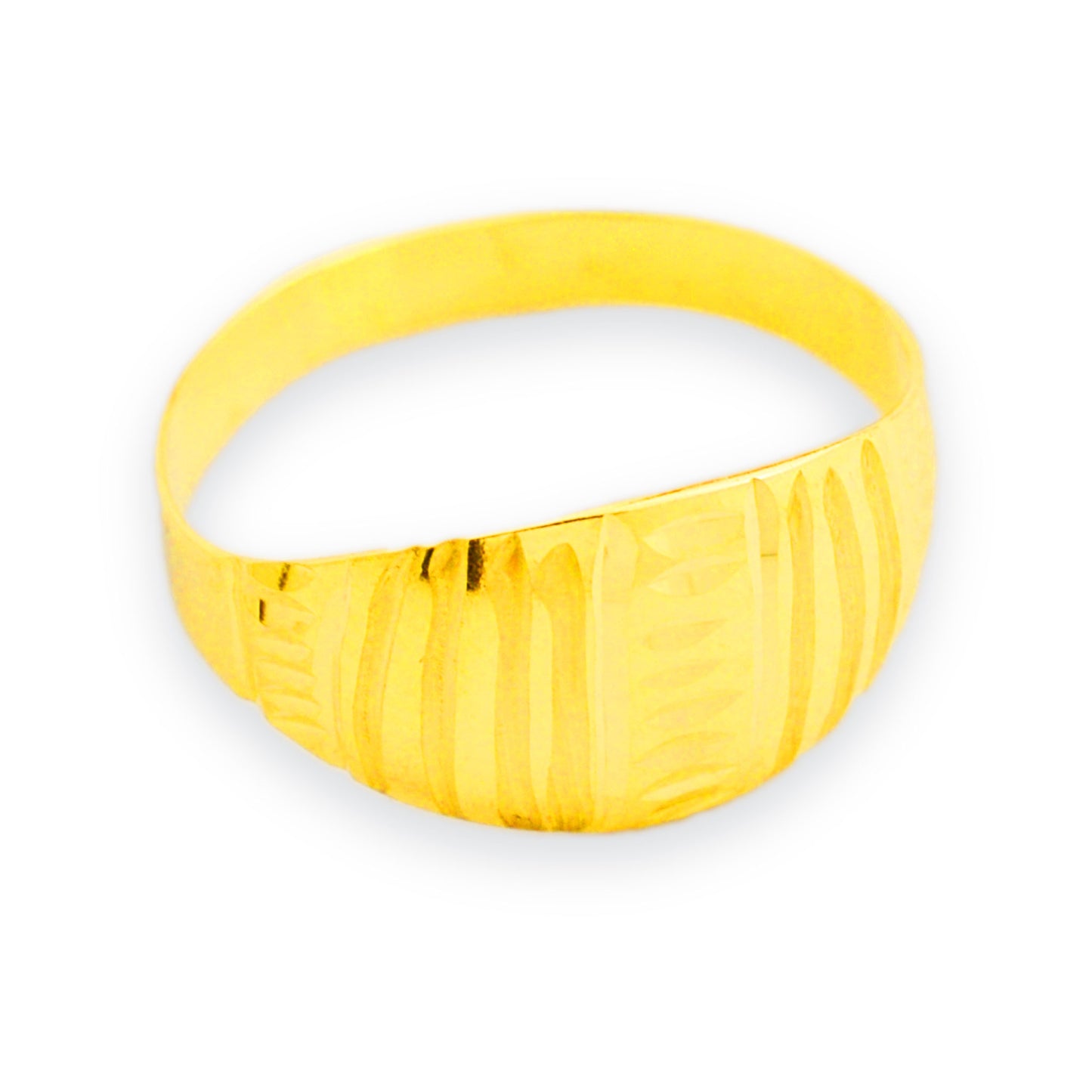 Gold lightweight ring