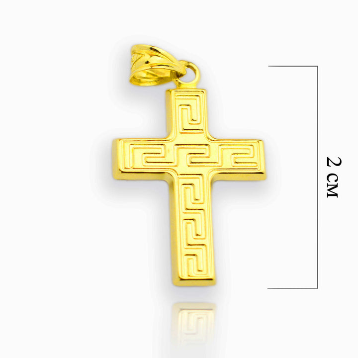 Златна висулка - Кръст - Yaniko Gold