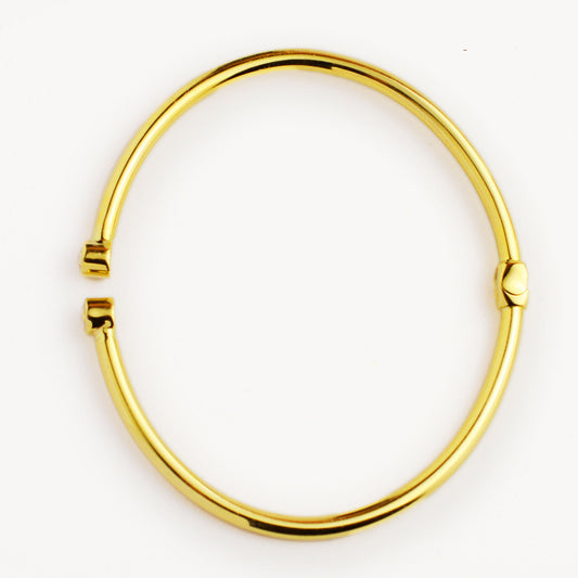 Златна твърда гривна