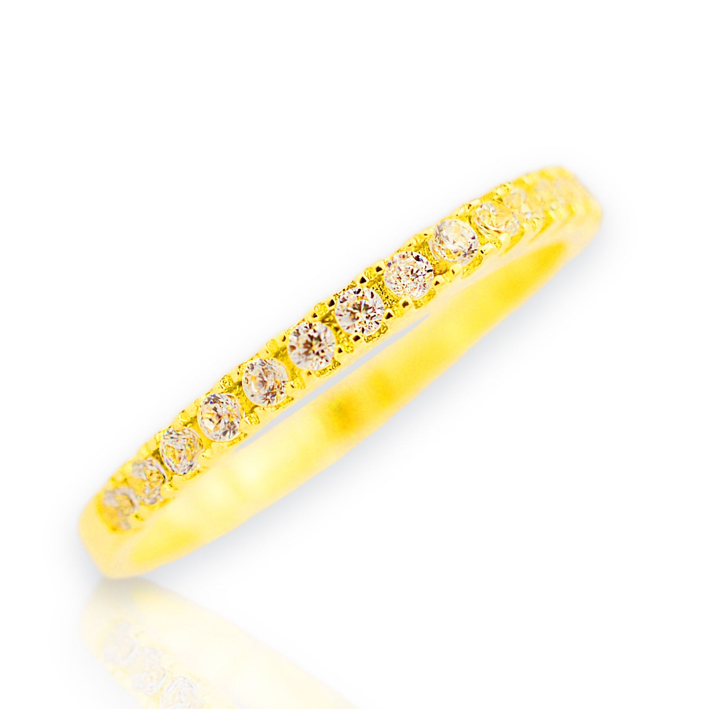 Gold lightweight ring