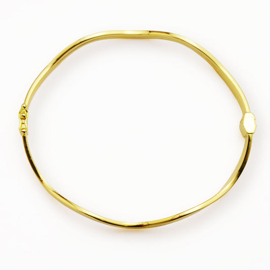 Златна твърда гривна - Yaniko Gold