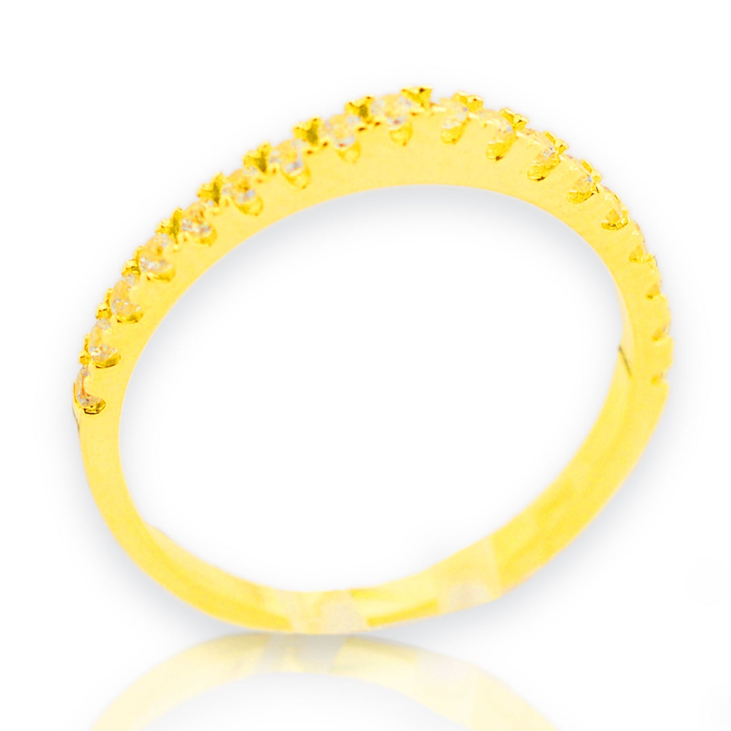 Gold lightweight ring