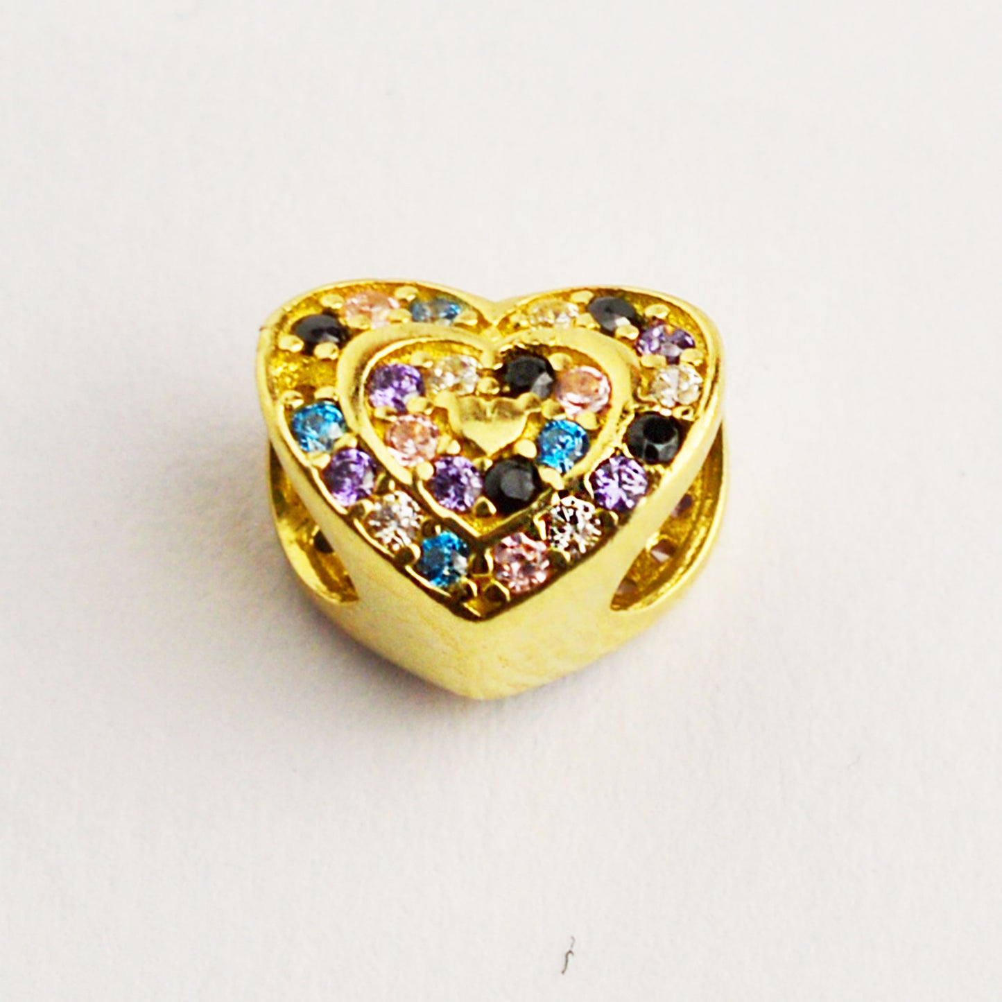Gold pendant for Pandora bracelet