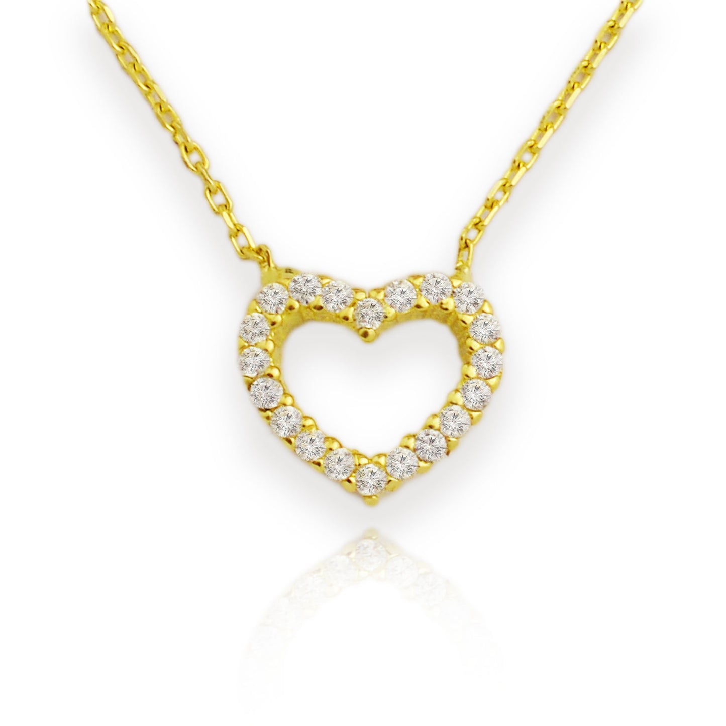 Gold Necklace - Heart