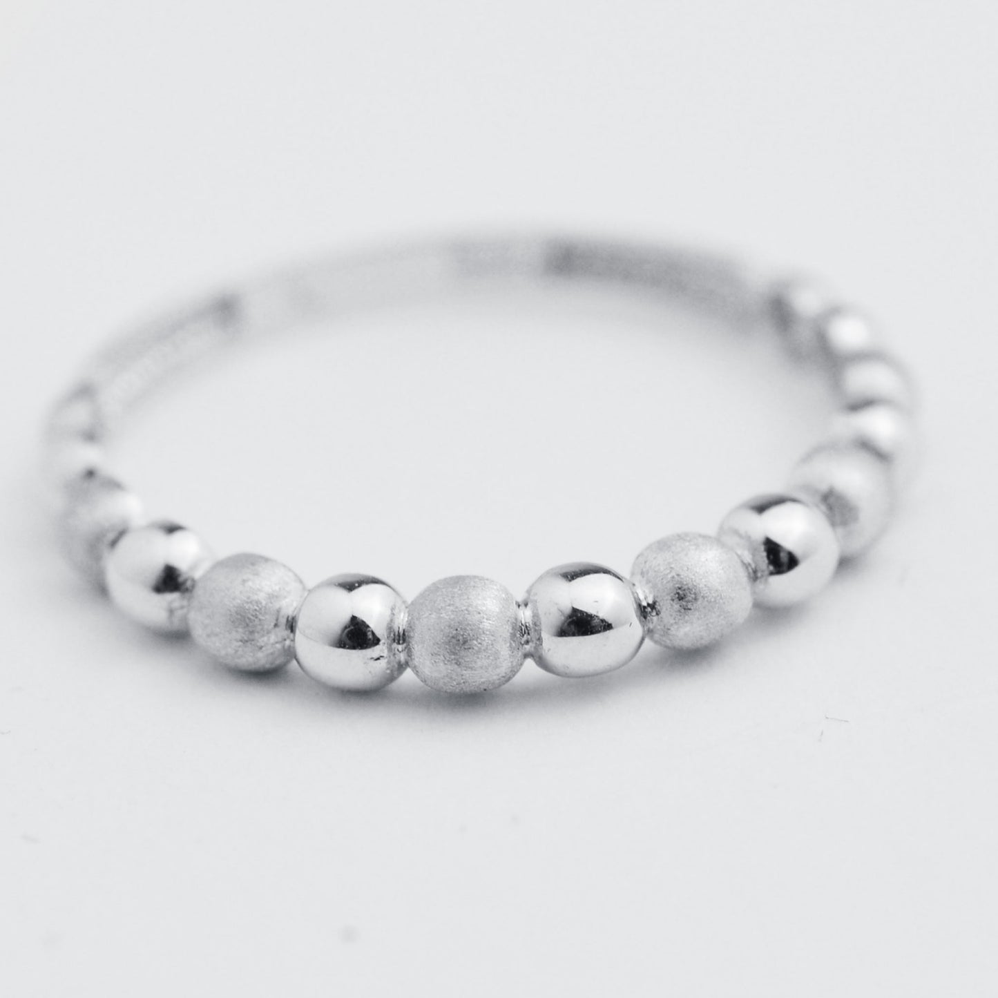 White gold ring