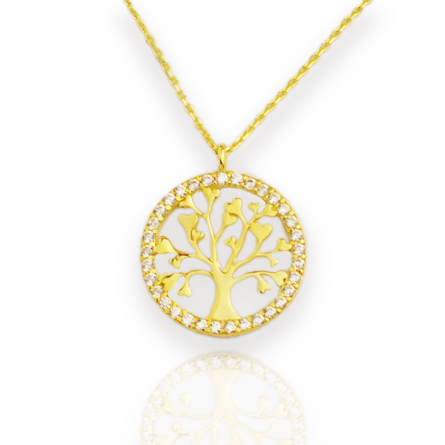 Златно колие - Дървото на Живота (1.8см)