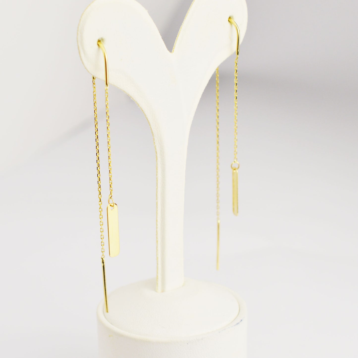 Gold dangle earrings