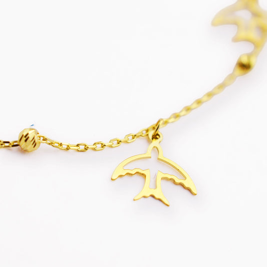 Златна гривна за крак Yaniko Gold