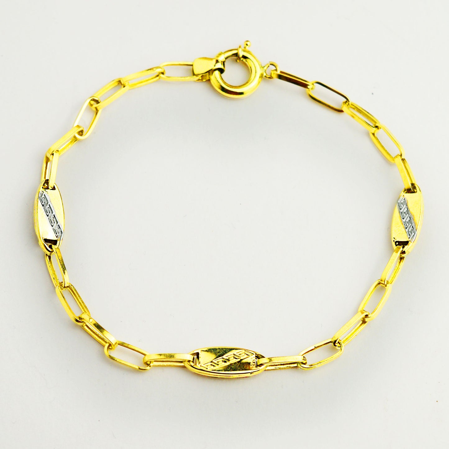 Gold men's bracelet