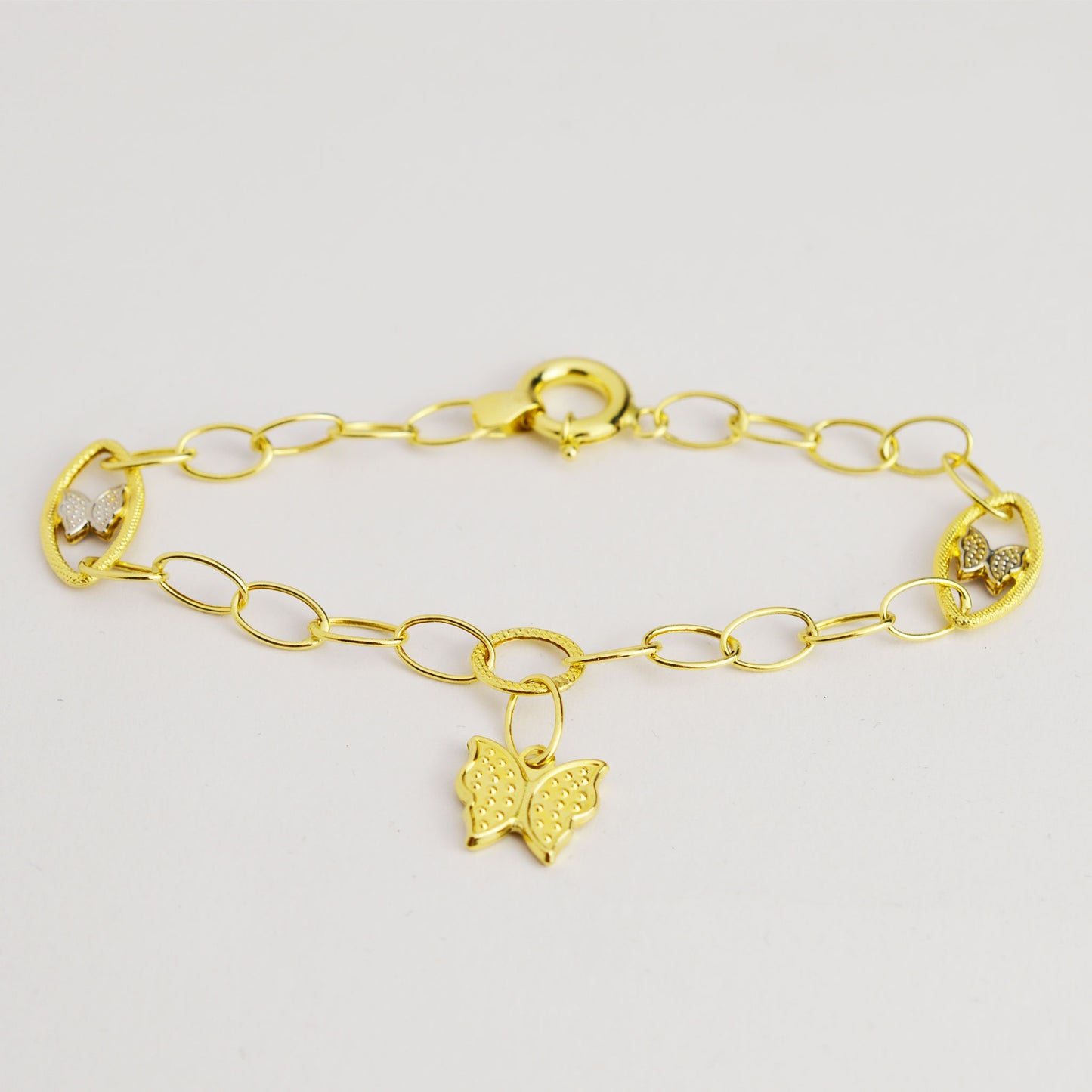 Gold lightweight Butterfly bracelet