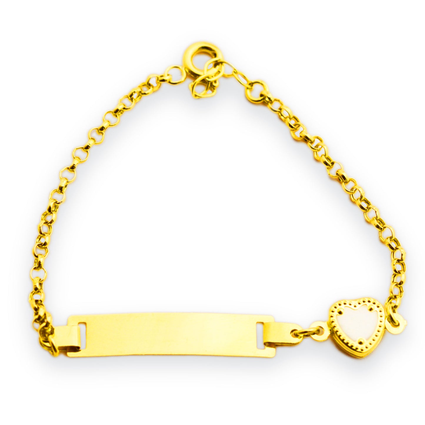 Gold children's bracelet