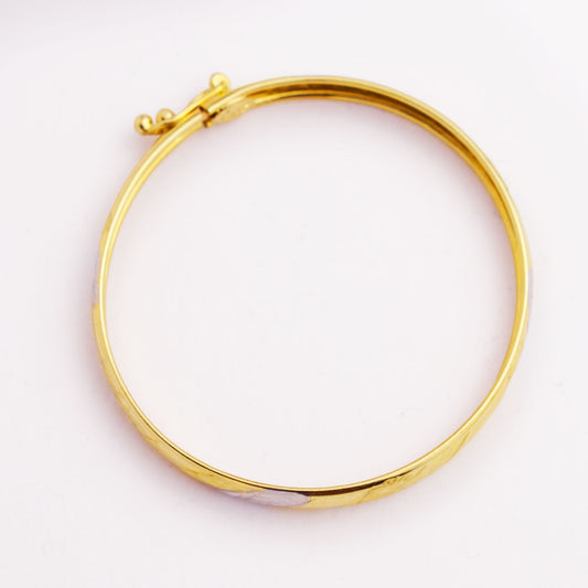 Детска твърда златна гривна