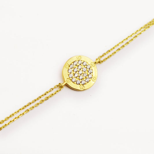 Златна гривна - Cartier