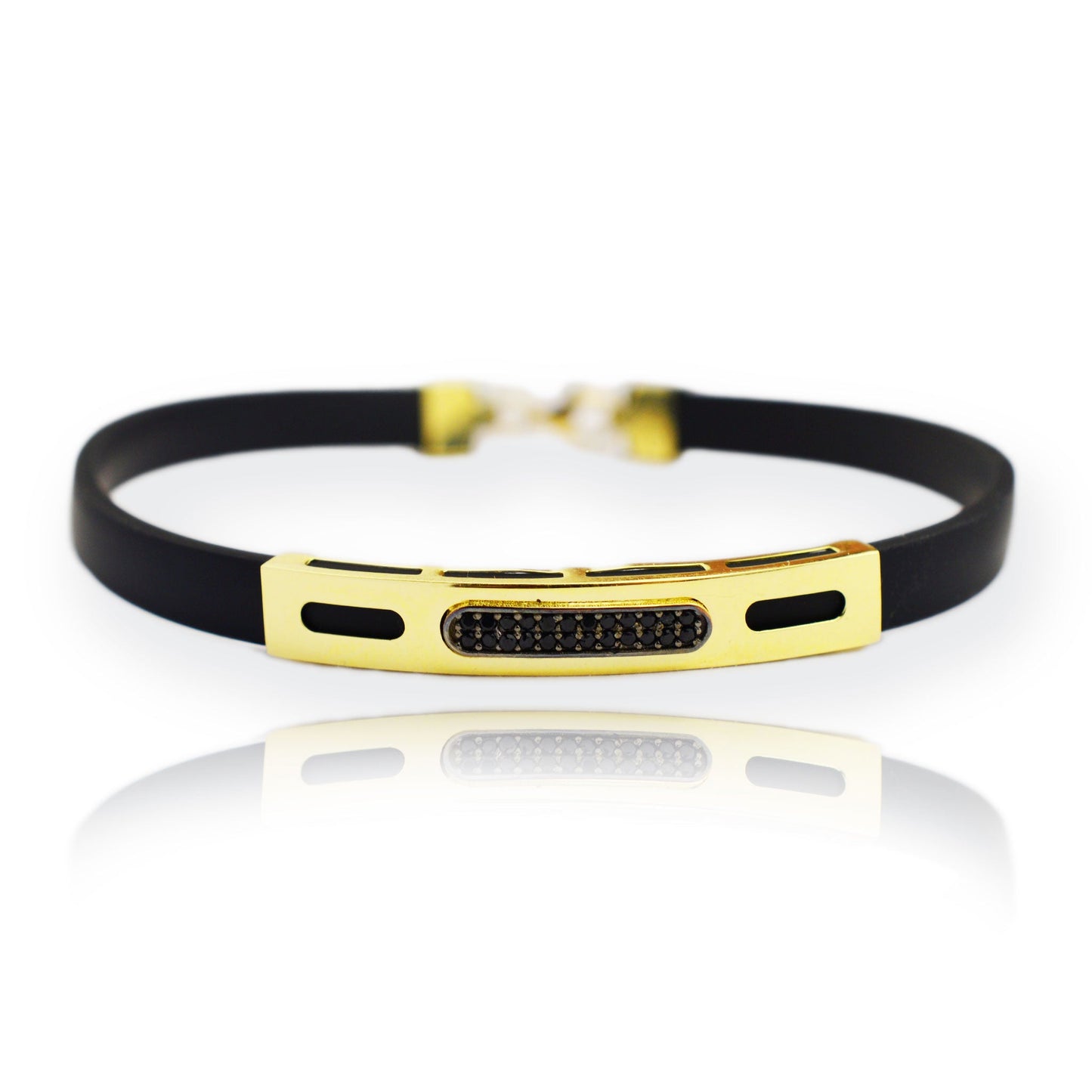 Силиконова златна гривна Yaniko Gold