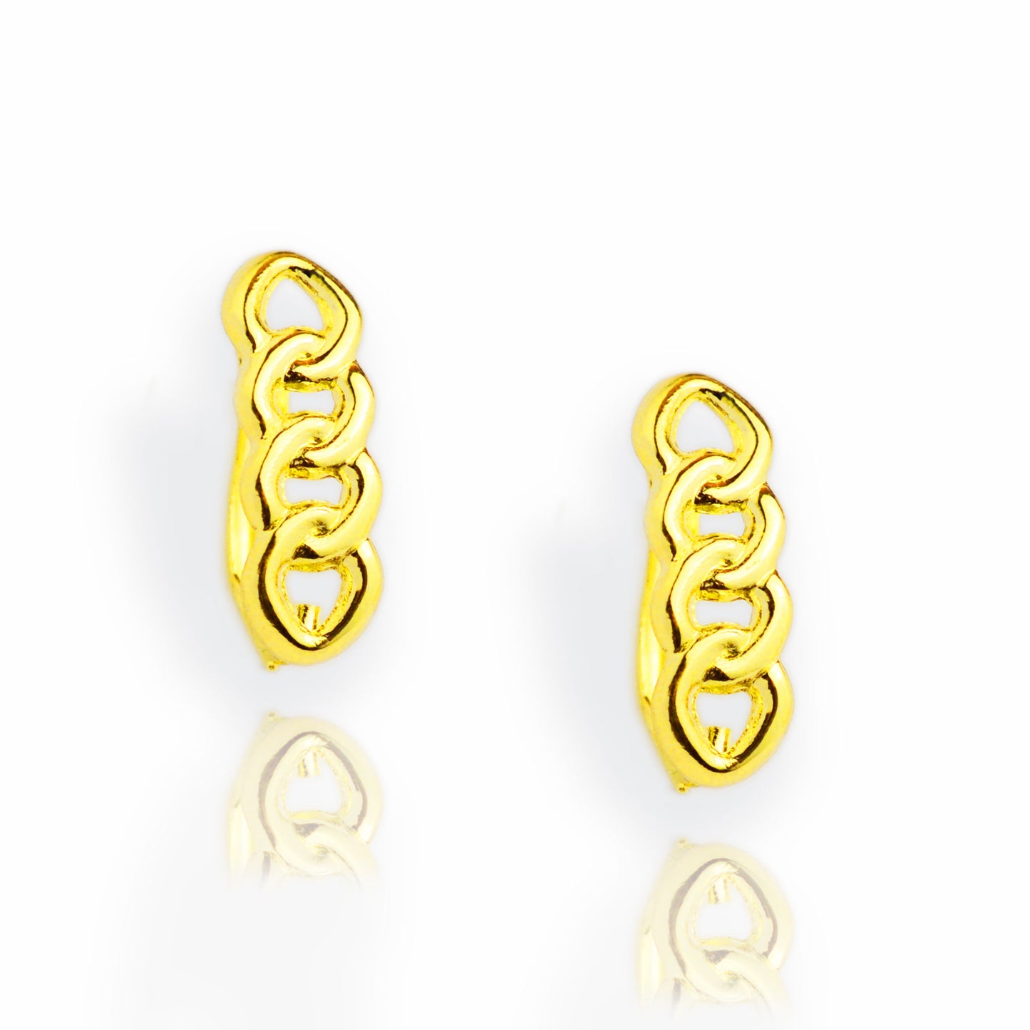Gold earrings
