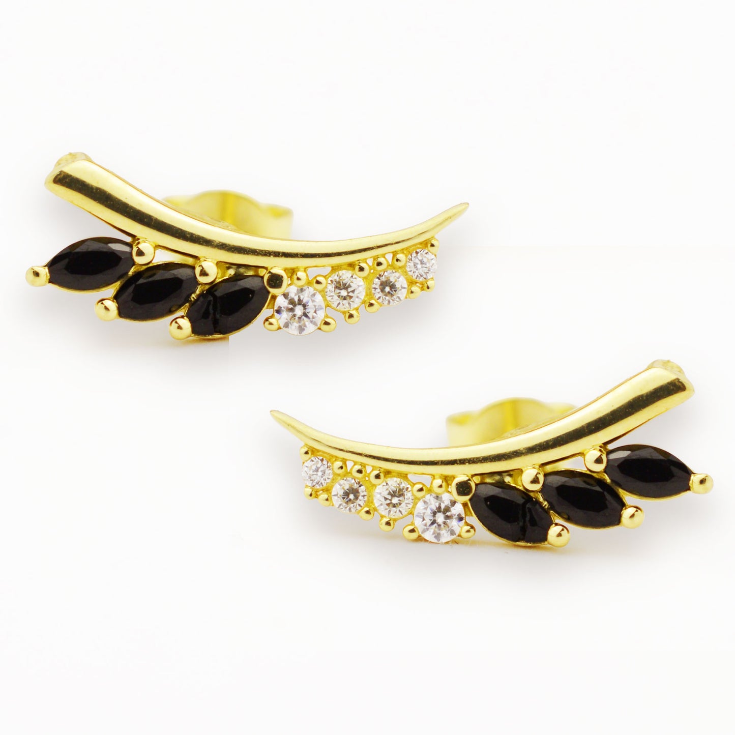 Златни обици на винт