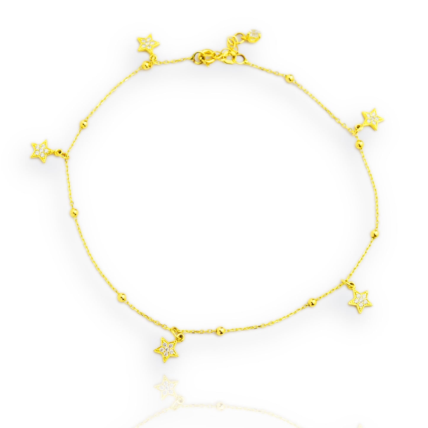 Gold anklet