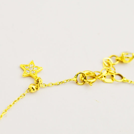 Златна гривна за крак Yaniko Gold