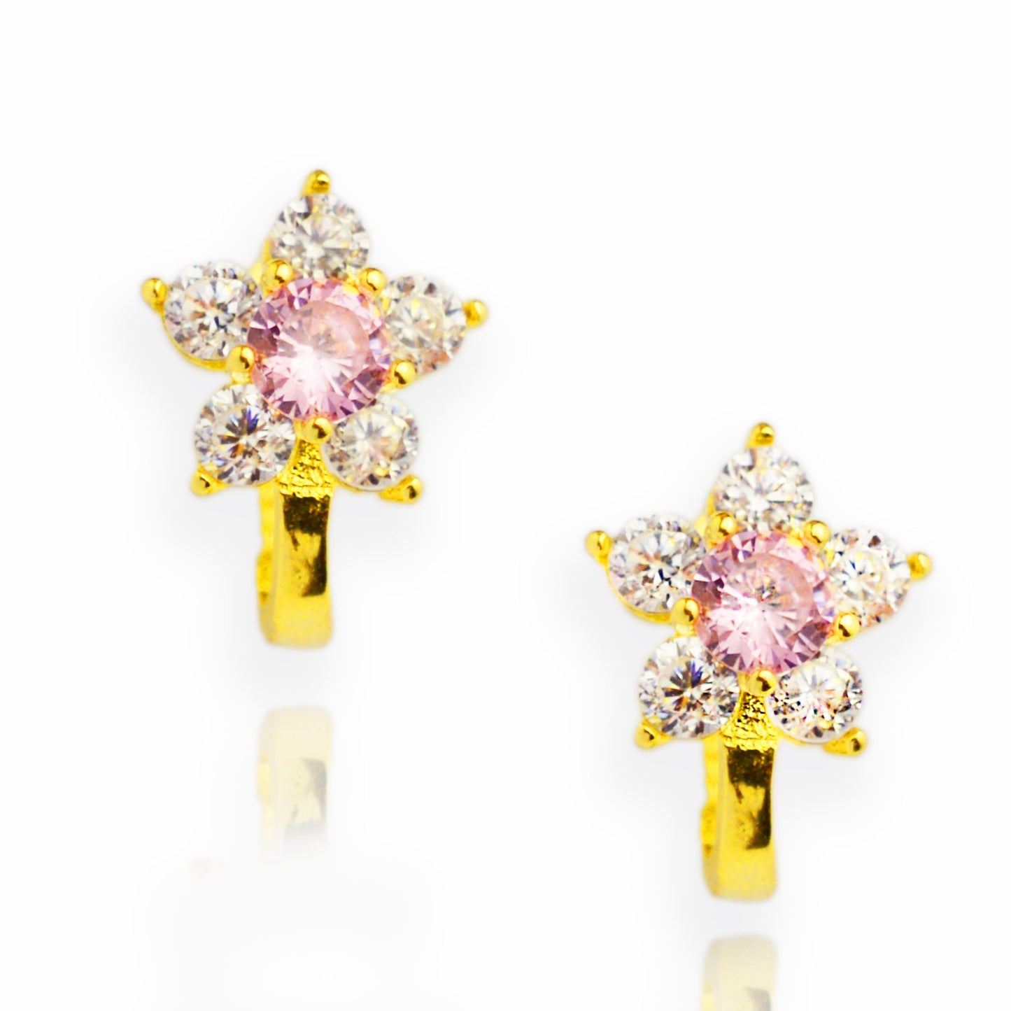 Gold children's earrings