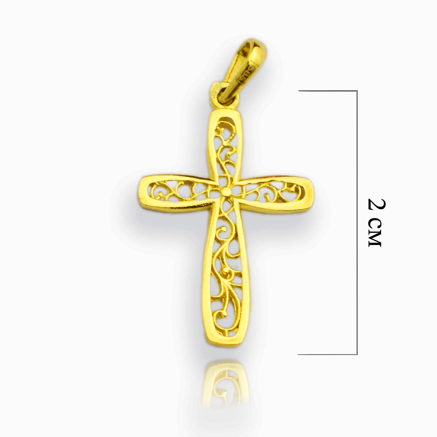 Gold pendant - Cross